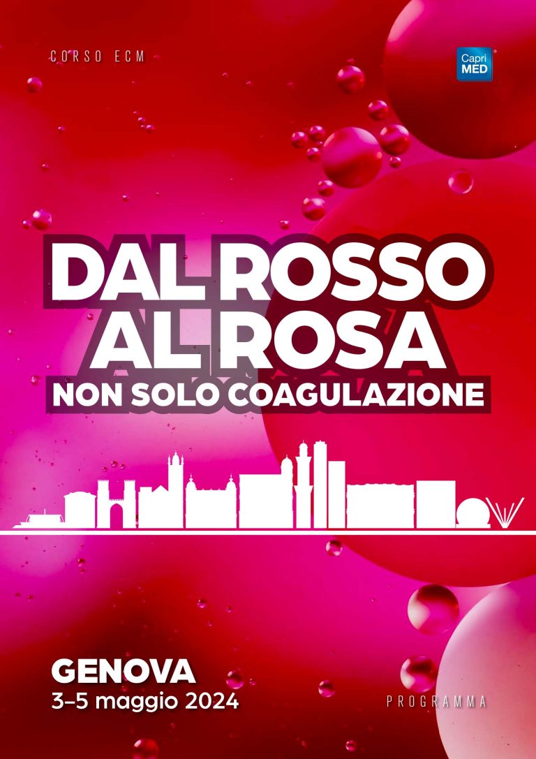 Dal rosso al rosa non solo coagulazione